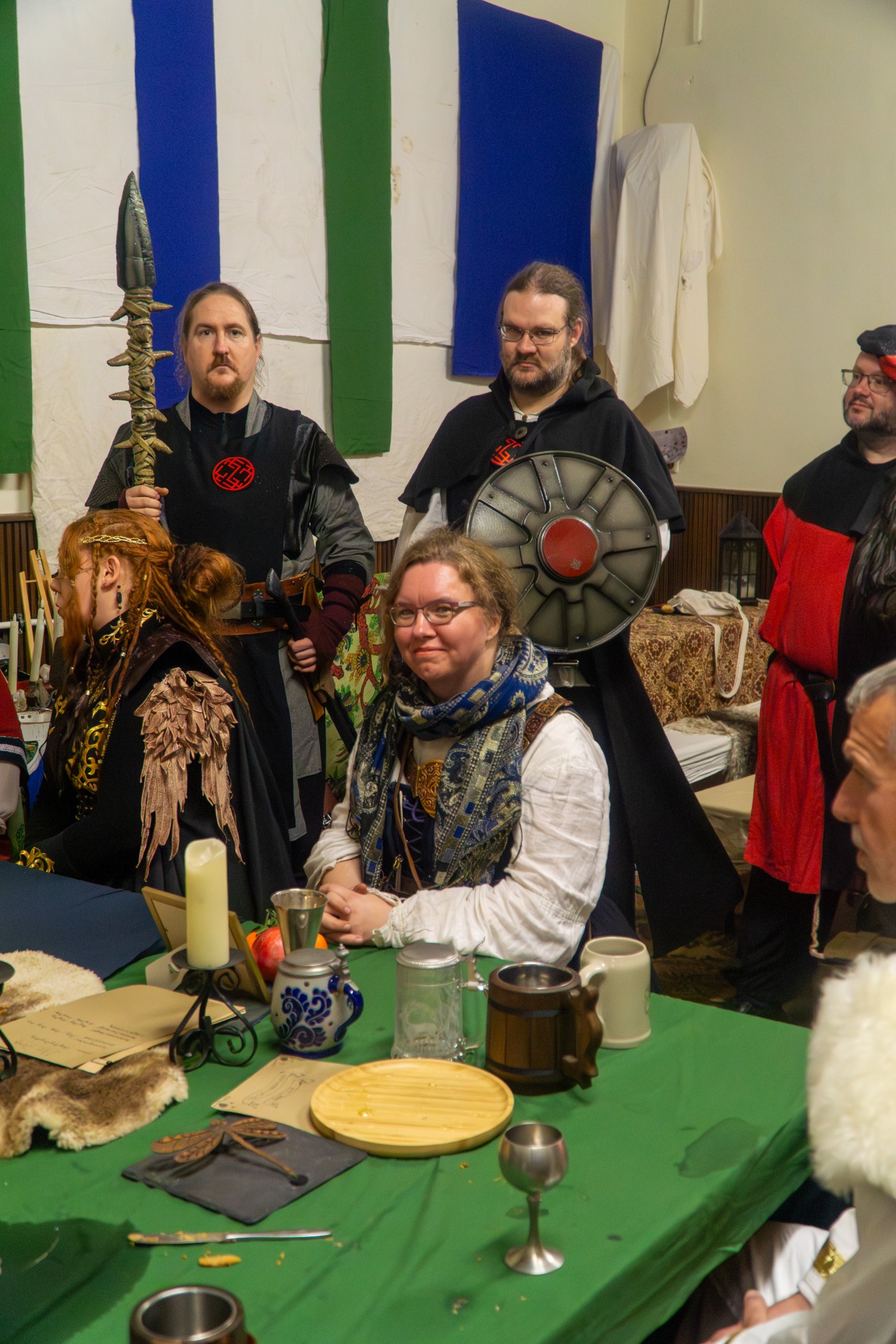 Duchess of Yel'Zma, Cassandra of Elesgard, Elyon of the Bladesworne and Syconian Soldiers